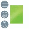 Leitz piezīmju grāmatiņa WOW A5 līniju, cietie vāki, 90 g/80 lapas, raksts, zaļa, A5, 80 lapas, 80 g/m², līniju papīrs