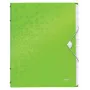 Leitz dalītājgrāmata WOW PP 12 iedaļas, A4, polipropilēns (PP), zaļa, 200 lapām, 80 g/m², 265 mm