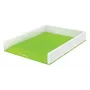 Leitz Letter Tray WOW Dual Colour, Plastic, Green, White, A4, A4, 267 mm, 336 mm