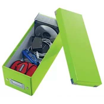 Leitz Click & Store WOW CD glabāšanas kaste, zaļa, kartons, 143 mm, 352 mm, 136 mm, 440 g