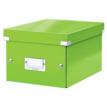 Leitz Click & Store WOW mazā uzglabāšanas kaste, Uzglabāšanas kaste, Zaļa, Taisnstūrveida, Kartons, Vienkrāsains, Iekštelpām