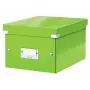 Leitz Click & Store WOW mazā uzglabāšanas kaste, Uzglabāšanas kaste, Zaļa, Taisnstūrveida, Kartons, Vienkrāsains, Iekštelpām