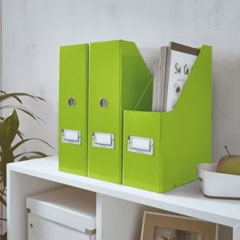 Leitz Click & Store WOW žurnālu turētājs, zaļš, kartons, 103 mm, 253 mm, 330 mm, 95 x 245 x 310 mm