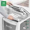 Leitz IQ Autofeed Office 300 automātiskais papīra smalcinātājs P5, mikro griezuma smalcināšana, 22 cm, 2 x 15 mm, 60 L, 700 loksnes, 55 dB