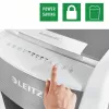 Leitz IQ Autofeed Office 300 automātiskais papīra smalcinātājs P5, mikro griezuma smalcināšana, 22 cm, 2 x 15 mm, 60 L, 700 loksnes, 55 dB