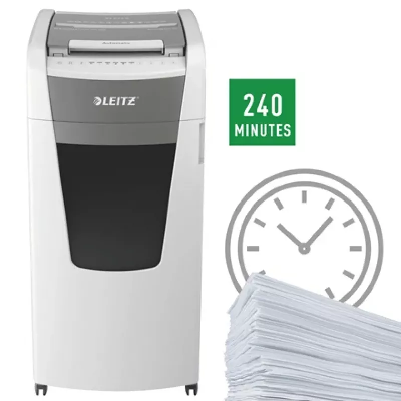 Leitz IQ Autofeed Office Pro 600 automātiskais papīra smalcinātājs P4