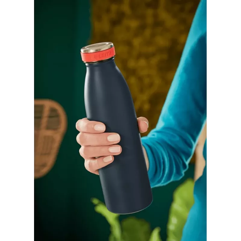 Leitz Cosy Termo pudele 500 ml, melna, nerūsējošais tērauds, 68 mm, 68 mm, 235 mm, 280 g