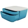 Leitz Cosy atvilktņu skapis, 2 atvilktne(-es), Polistirols (PS), Zila, Balta, 1 gab., 251 mm, 143 mm