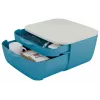 Leitz Cosy atvilktņu skapis, 2 atvilktne(-es), Polistirols (PS), Zila, Balta, 1 gab., 251 mm, 143 mm