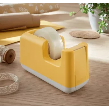 Leitz Cosy līmlentes dozators, 1,9 cm, 33 m, akrilnitrila butadiēna stirols (ABS), dzeltens, 75 mm, 56 mm