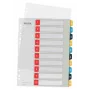 Leitz Cosy 1-10 Drukājams reģistrs, PP, Ciparu cilņu rādītājs, Polipropilēns (PP), Portrets, A4 Maxi, 245 mm, 305 mm