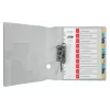 Leitz Cosy 1-10 Drukājams reģistrs, PP, Ciparu cilņu rādītājs, Polipropilēns (PP), Portrets, A4 Maxi, 245 mm, 305 mm