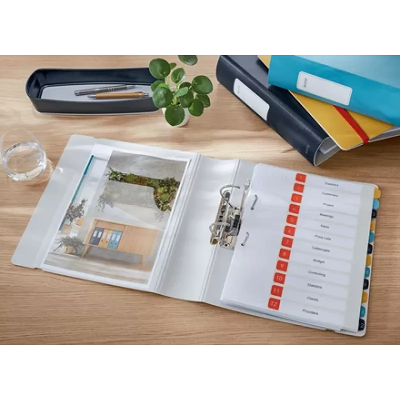 Leitz 180° Active Cosy sviru arhīva mape 80mm, A4, poliuretāna putas, dzeltena, 500 lapas, 80 g/m², 8.2 cm