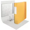 Leitz 180° Active Cosy sviru arhīva mape 80mm, A4, poliuretāna putas, dzeltena, 500 lapas, 80 g/m², 8.2 cm