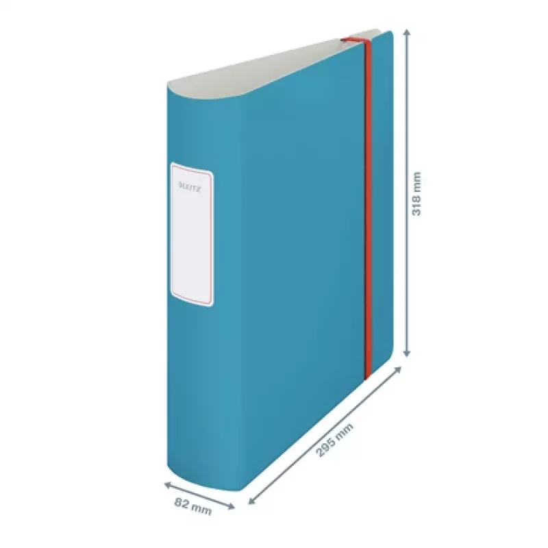 Leitz 180° Active Cosy sviru arhīva mape 80 mm, A4, Polyfoam, zila, 500 lapas, 80 g/m², 8.2 cm