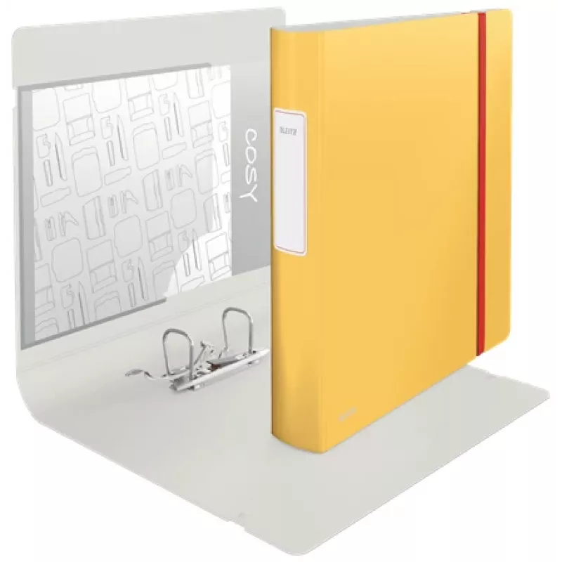 Leitz 180° Active Cosy sviru ātršuvējs 60 mm, A4, poliputas, dzeltens, 350 lapas, 80 g/m², 6,5 cm