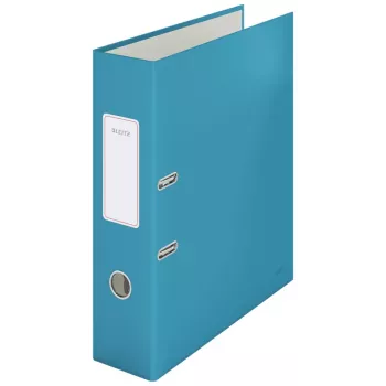 Leitz 180° Cosy sviru arhīva mape Soft Touch 80 mm, A4, kartons, zila, teksturēta virsma, 600 lapas, 80 g/m²