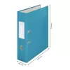 Leitz 180° Cosy sviru arhīva mape Soft Touch 80 mm, A4, kartons, zila, teksturēta virsma, 600 lapas, 80 g/m²
