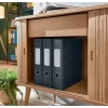 Leitz 180° Cosy sviru arhīva mape Soft Touch 80 mm, A4, kartons, melna, strukturēta virsma, 600 loksnes, 80 g/m²