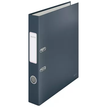 Leitz 180° Cosy sviru arhīva mape ar mīksto pārklājumu 50 mm, A4, kartons, melna, teksturēta virsma, 350 loksnes, 80 g/m²