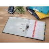 Leitz 180° Cosy sviru arhīva mape ar mīksto pārklājumu 50 mm, A4, kartons, melna, teksturēta virsma, 350 loksnes, 80 g/m²