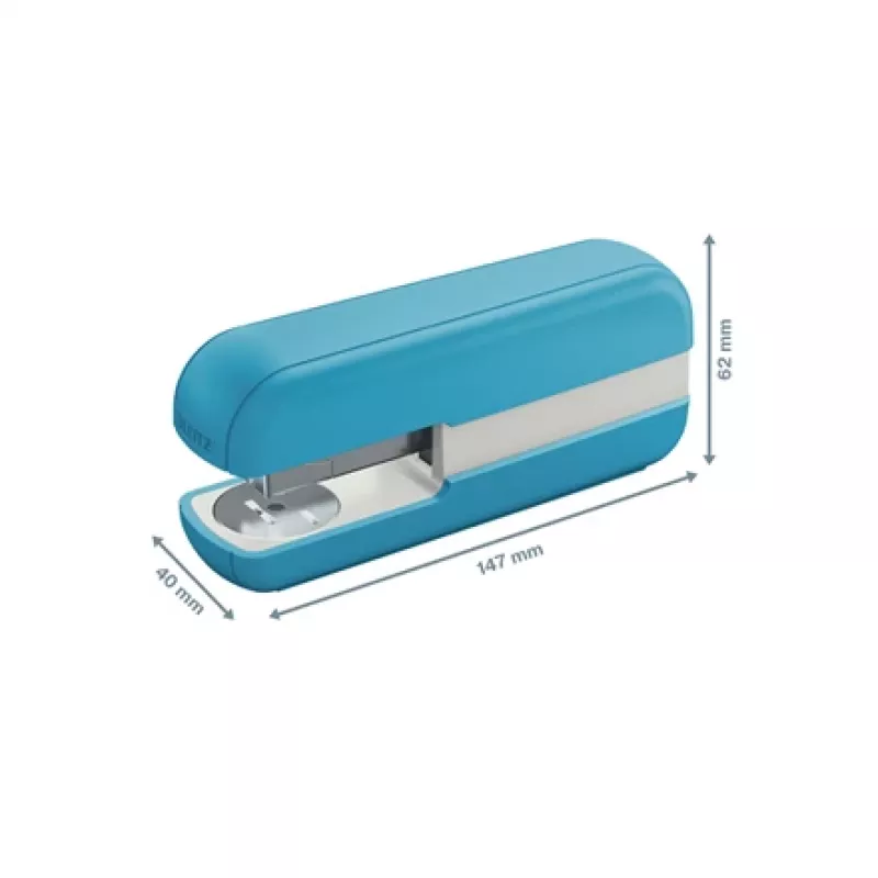 Leitz Cosy skavotājs 30 loksnēm, 30 loksnes, Zila, Standarta skavošana, 26/6, Metāls, Plastmasa, 80 g/m²