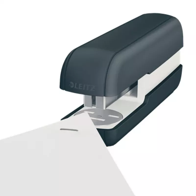 Leitz Cosy skavotājs 30 lapām, 30 lapas, melns, standarta aizvērums, 24/6, metāls, plastmasa, 80 g/m²