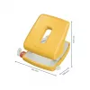 Leitz Cosy caurumotājs 2 caurumu 30 loksnēm, 30 loksnes, dzeltena, Plastmasa, 8 cm, 5,5 mm, A4