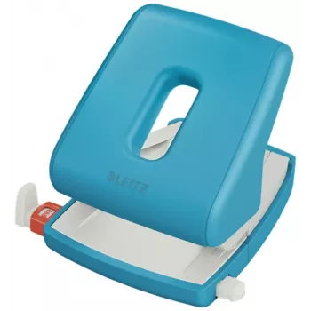 Leitz Cosy Caurumotājs 2 caurumi 30 lapas, 30 lapas, zils, plastmasa, 8 cm, 5,5 mm, A4