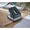 Leitz Cosy perforators 2-caurumu 30 loksnēm, 30 loksnes, melna, Plastmasa, 8 cm, 5,5 mm, A4, A5, A6, Folio, US-Quart, 8 x 8 x 8 cm