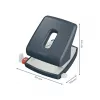 Leitz Cosy perforators 2-caurumu 30 loksnēm, 30 loksnes, melna, Plastmasa, 8 cm, 5,5 mm, A4, A5, A6, Folio, US-Quart, 8 x 8 x 8 cm