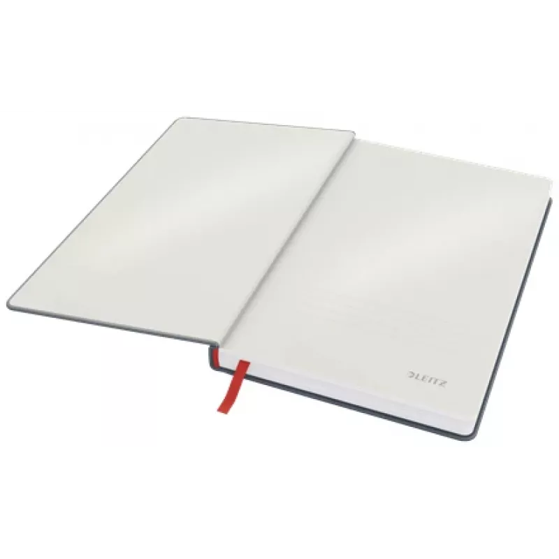 Leitz Cosy piezīmju grāmatiņa Soft Touch rūtotā ar cietajiem vākiem, vienkrāsaina, melna, A5, 80 lapas, matēta, 100 g/m²