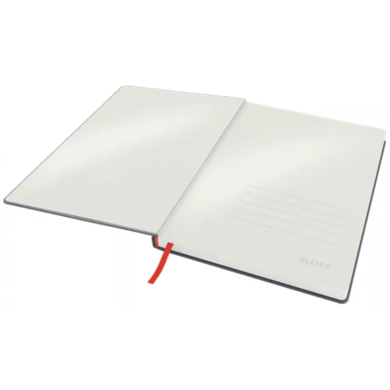 Leitz Cosy piezīmju grāmatiņa Soft Touch ar līnijām un cieto vāku, vienkrāsains, melna, B5, 80 lapas, matēta, 100 g/m²