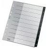 Leitz Recycle Index, PP, īpaši plats, ciparu tabu rādītājs, polipropilēns (PP), melns, balts, portrets, A4 Maxi, 160 g/m²