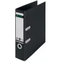 Leitz 180° Recycle sviru mape, A4, kartons, melna, 600 lapas, 80 g/m², 320 mm