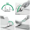 Leitz 180° Recycle sviru ātršuvējs, A4, kartons, melns, 350 lapas, 80 g/m², 320 mm