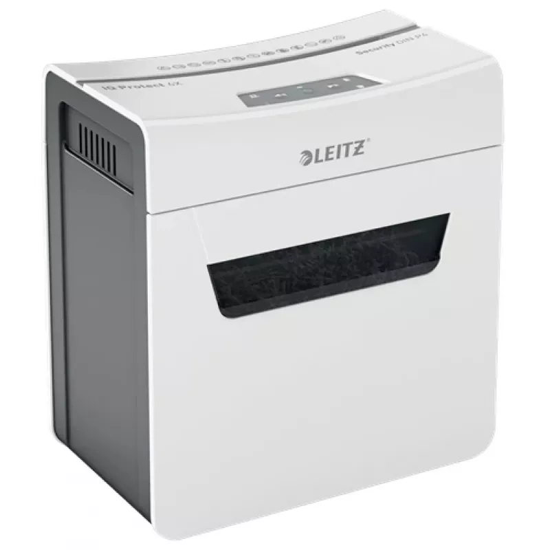 Leitz IQ Protect Premium papīra smalcinātājs 6X P4, 4 x 40 mm, 10 L, 100 lapas, 55 dB, skārienjūtīgs, 6 lapas