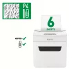 Leitz IQ Protect Premium papīra smalcinātājs 6X P4, 4 x 40 mm, 10 L, 100 lapas, 55 dB, skārienjūtīgs, 6 lapas