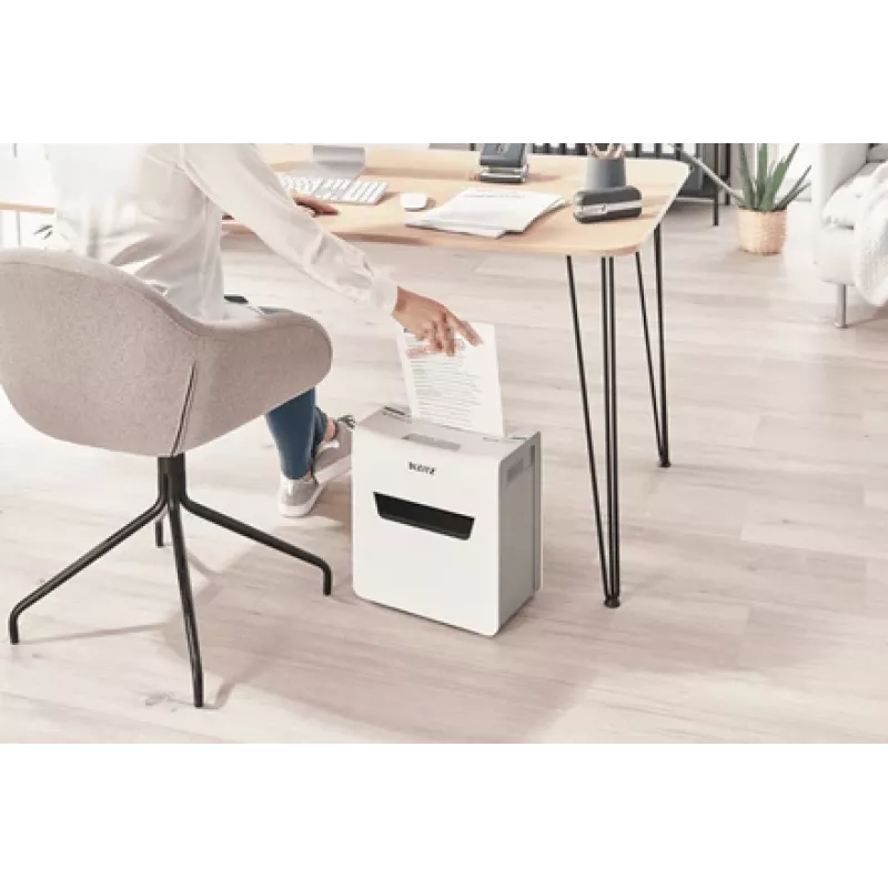 Leitz IQ Protect Premium papīra smalcinātājs 6X P4, 4 x 40 mm, 10 L, 100 lapas, 55 dB, skārienjūtīgs, 6 lapas