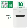 Leitz IQ Protect Premium papīra smalcinātājs 10X P4, 4 x 40 mm, 18 L, 150 lapas, 55 dB, skārienjutīgs, 10 lapas