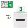 Leitz IQ Protect Premium papīra smalcinātājs 3M P5, mikro griezuma smalcināšana, 2 x 15 mm, 10 L, 125 loksnes, 55 dB, pieskāriena