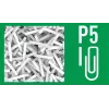Leitz IQ Protect Premium papīra smalcinātājs 3M P5, mikro griezuma smalcināšana, 2 x 15 mm, 10 L, 125 loksnes, 55 dB, pieskāriena