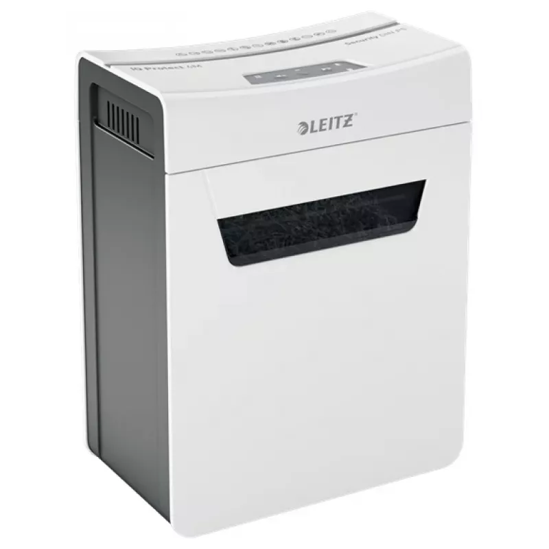 Leitz IQ Protect Premium Paper Shredder 4M P5, mikrošķērēšanas smalcināšana, 2 x 15 mm, 14 L, 150 loksnes, 55 dB, pieskāriens