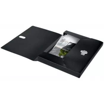 Leitz Recycle Box File, parakstu mape, A4, polipropilēns (PP), melna, matēta, 250 loksnēm