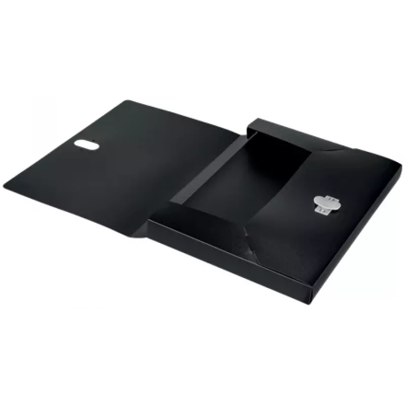 Leitz Recycle Box File, parakstu mape, A4, polipropilēns (PP), melna, matēta, 250 loksnēm
