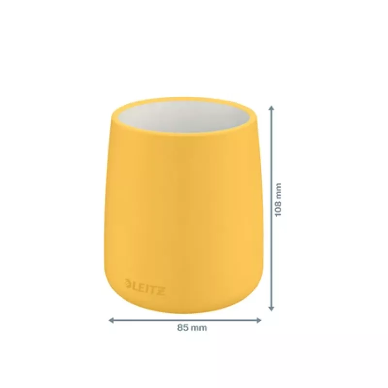 Leitz Cosy pildspalvu turētājs, dzeltens, keramika, zēnam/meitenei, 8,7 cm, 105 mm, 240 g