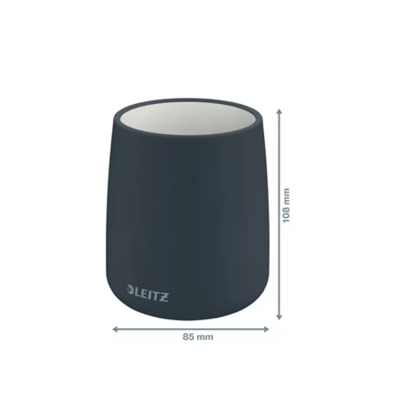 Leitz Cosy pildspalvu turētājs, pelēks, keramika, zēniem/meitenēm, 8.7 cm, 105 mm, 240 g