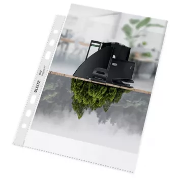 Leitz Recycle A5 kabata, 150 x 210 mm (A5), caurspīdīga, polipropilēns (PP), matēta, portreta orientācija, 0,1 mm