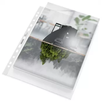 Leitz Recycle A4 Maxi kabata, 210 x 297 mm (A4), caurspīdīga, polipropilēns (PP), matēta, portreta orientācija, 0,1 mm