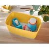Leitz MyBox Cosy Small ar vāku, Uzglabāšanas kaste, Uzglabāšanas kaste, dzeltena, Taisnstūrveida, Plastmasa, Vienkrāsaina, Dzeltena